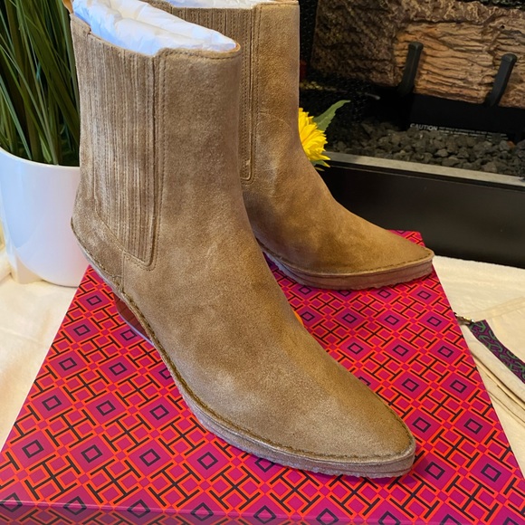 NWT TORY BURCH LILA HEELED ANKLE BOOT - Picture 6 of 7